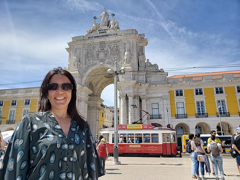 Arco da rua Augusta em Lisboa